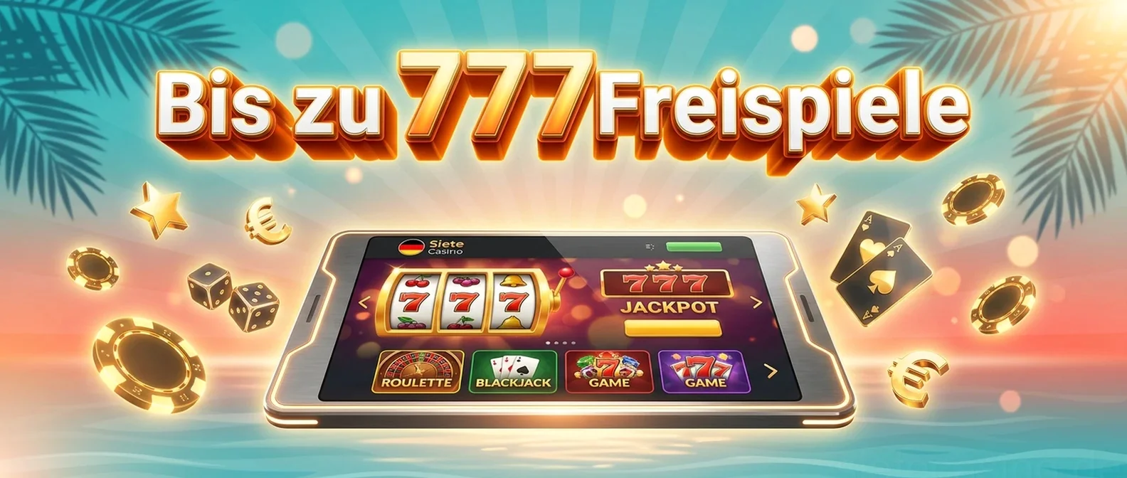 Bis zu 777Freispiele
